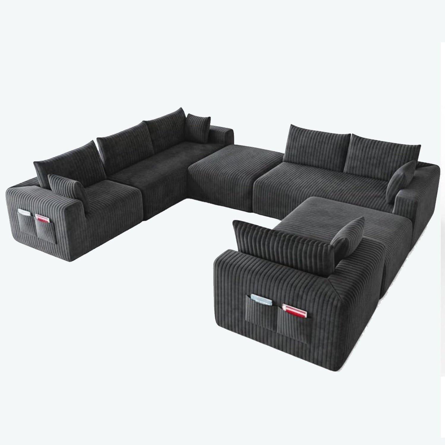 Boneless couch-8 seater