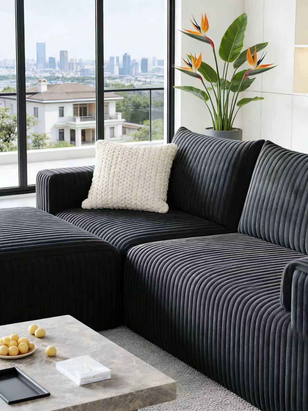 Boneless couch 4 seater