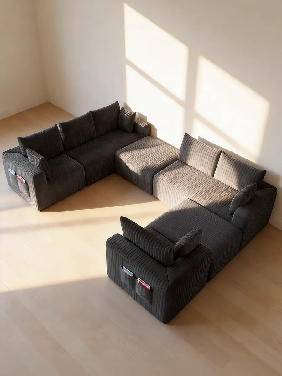 Boneless couch-8 seater