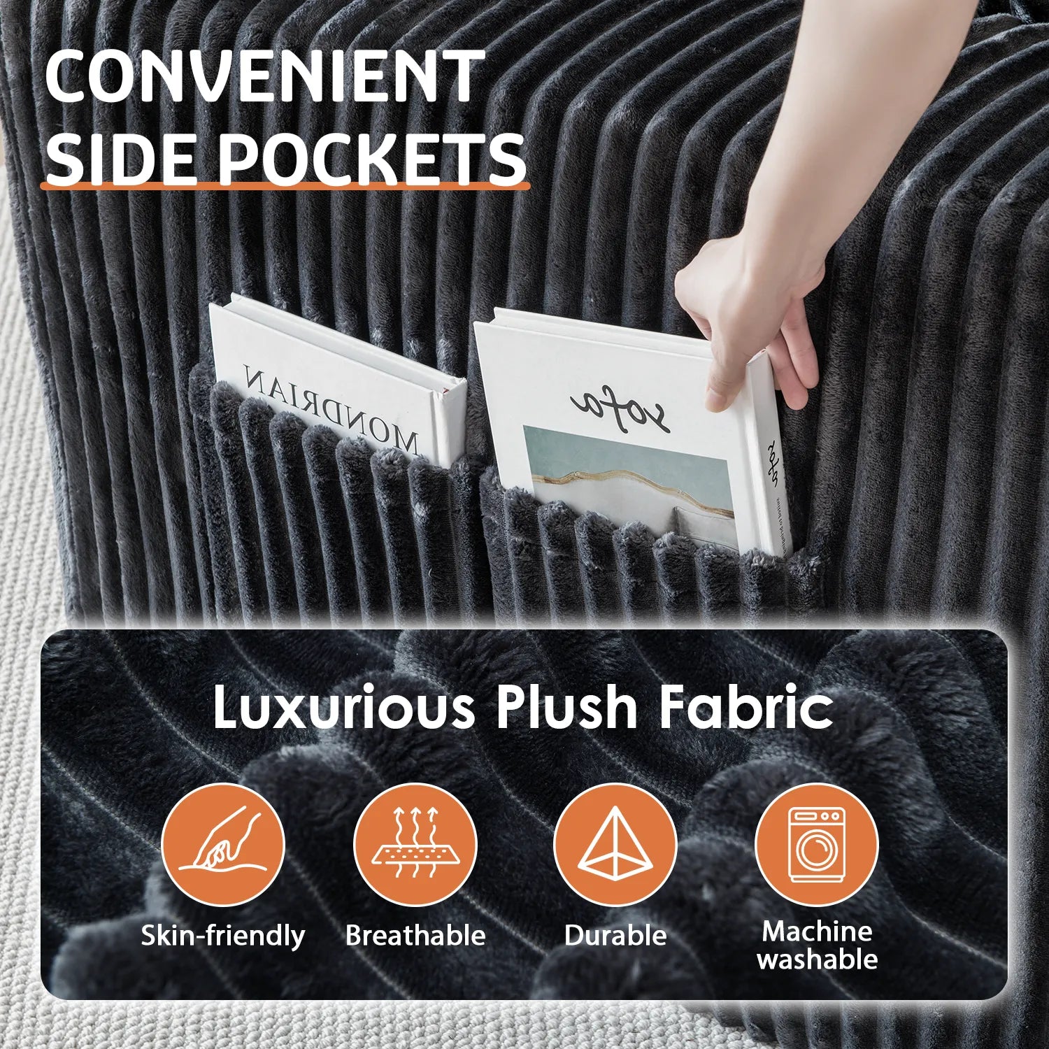 Boneless couch-8 seater