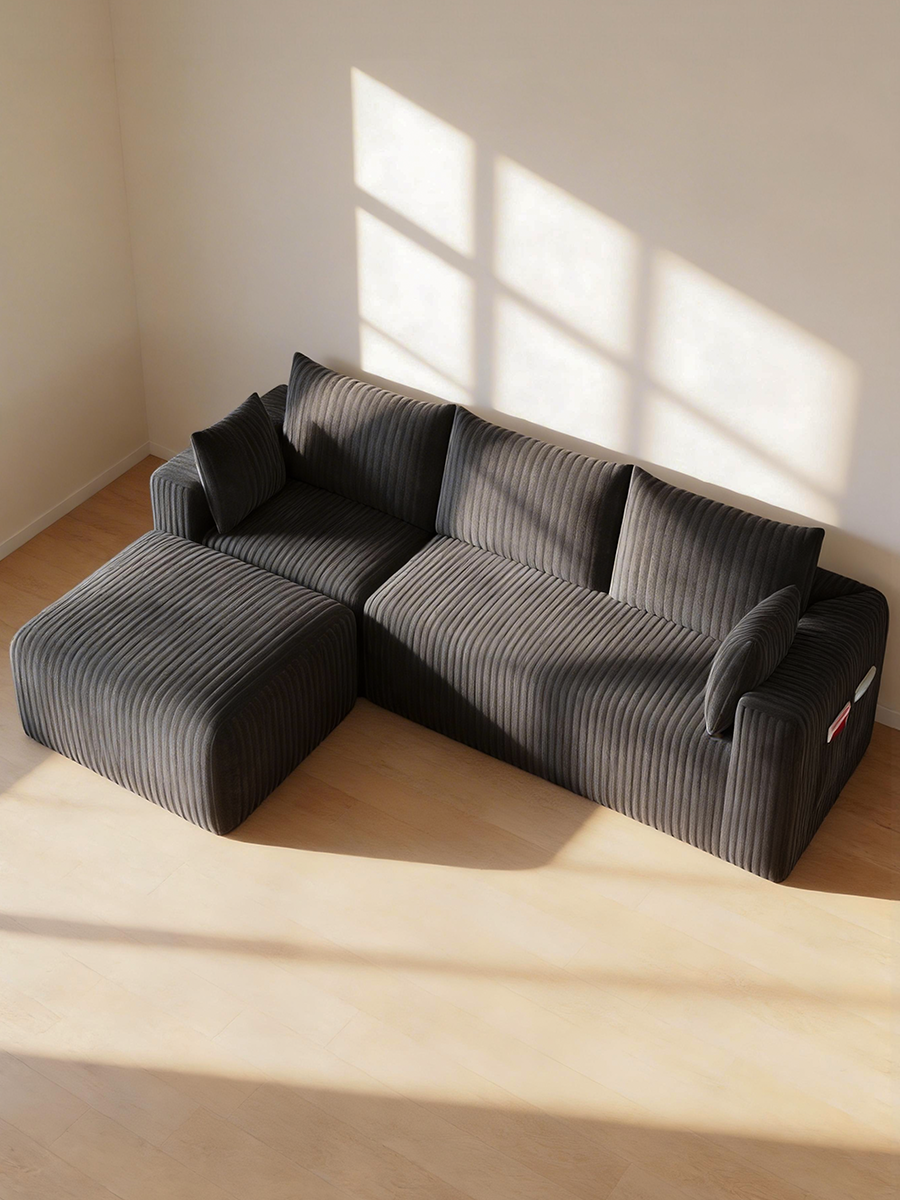 Boneless couch 4 seater