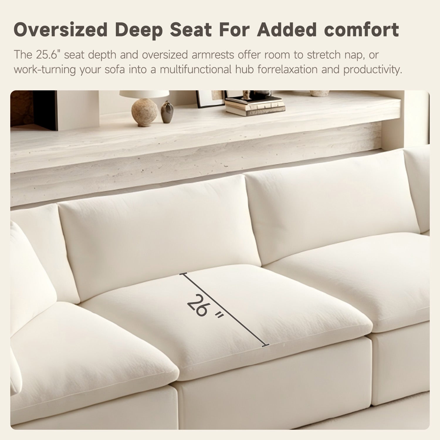 Domiqut  Cloud Couch for Living Room