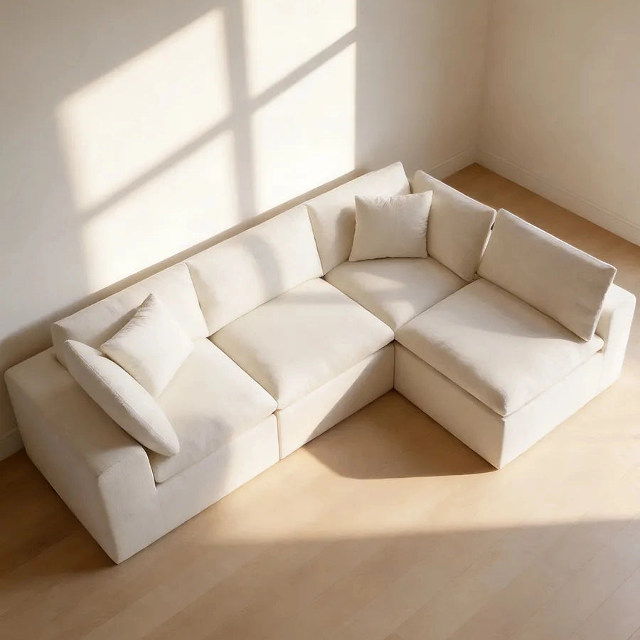 Domiqut  4-Seater Cloud Couch for Living Room