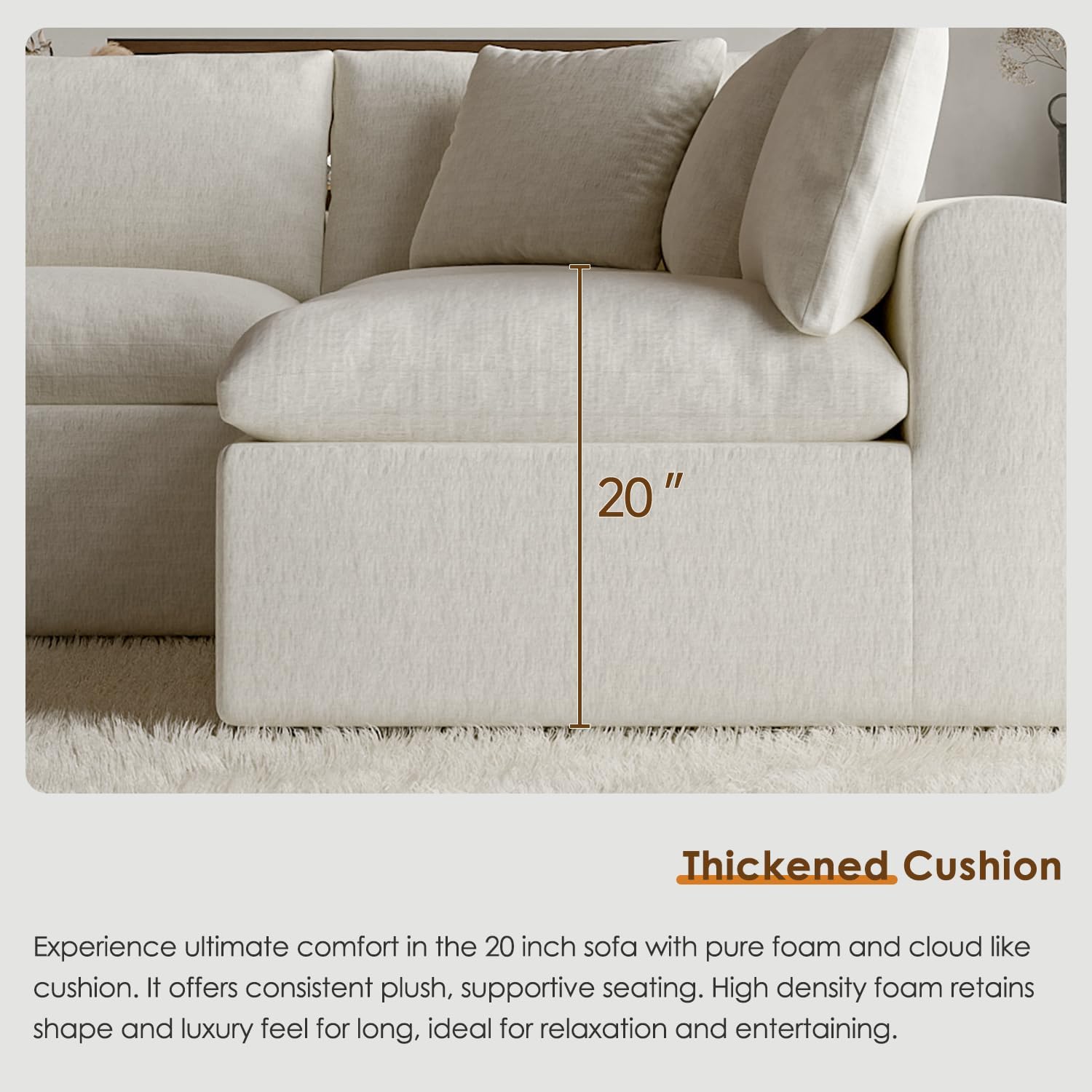 Cloud couch 6seater