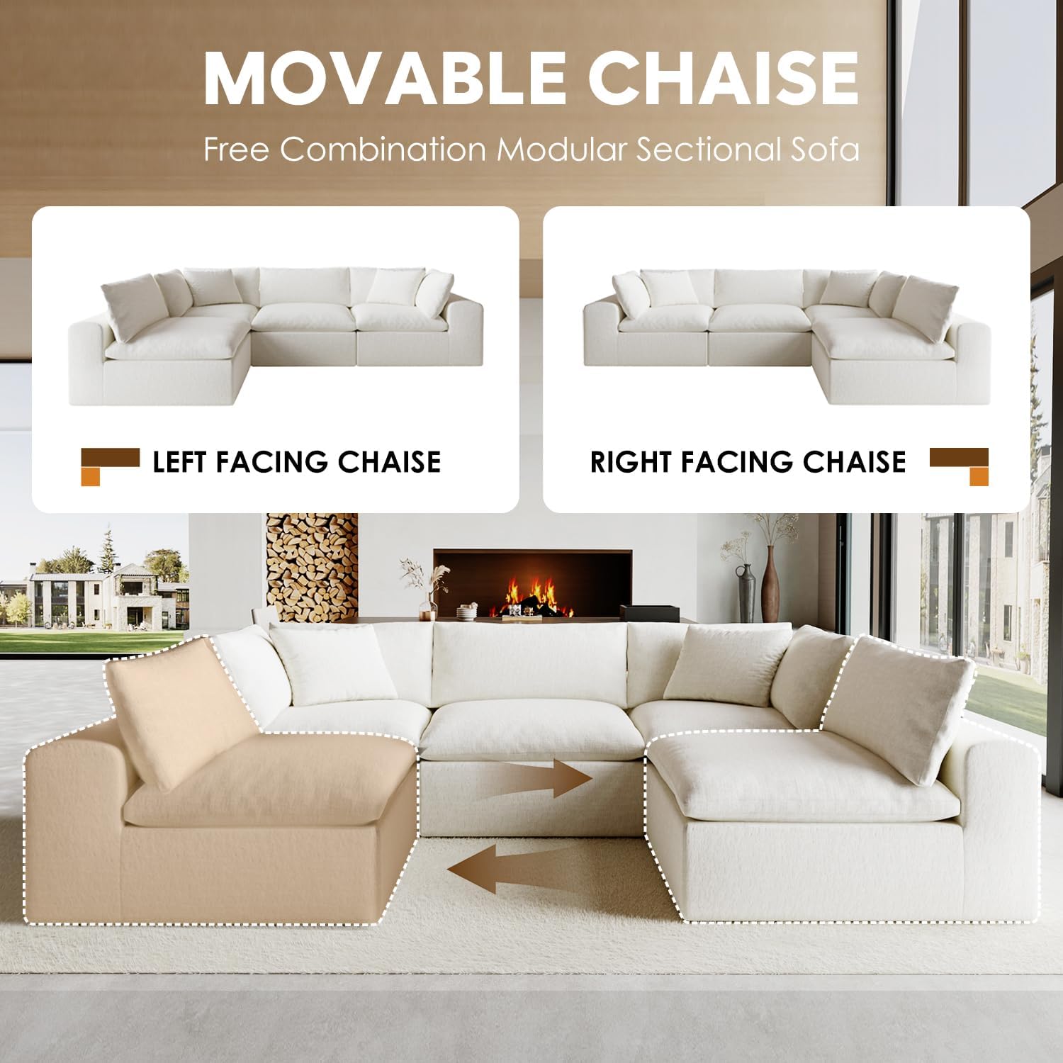 Cloud couch 4 seater