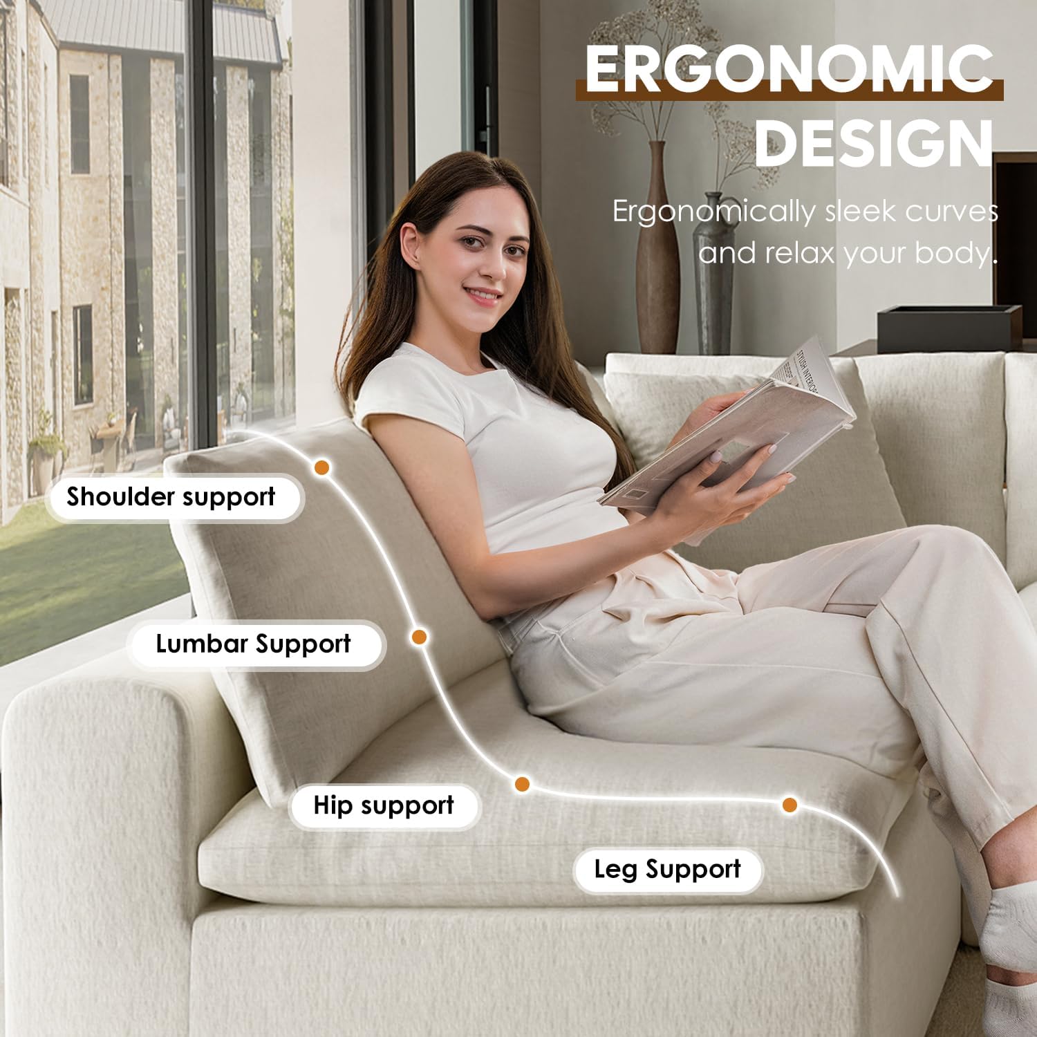 Cloud couch 4 seater