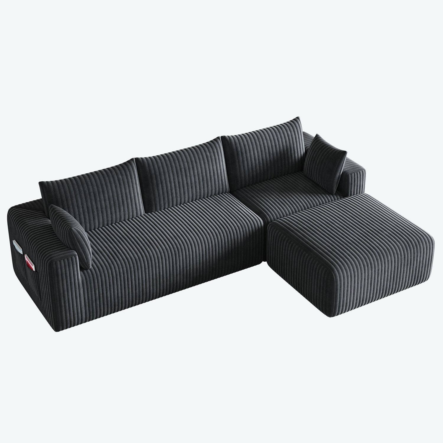 Boneless couch 4 seater